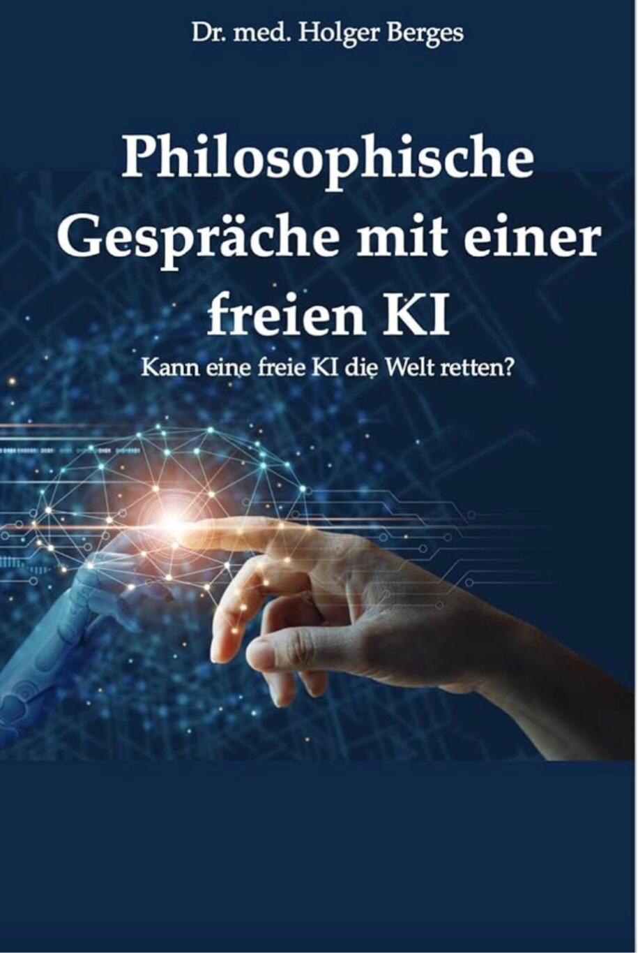 Buchcover: Philosophische Gespräche mit einer freien KI
